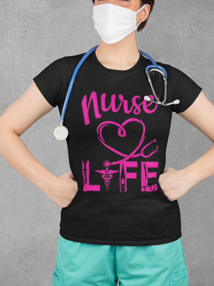 Nurse Life Graphic T-shirt