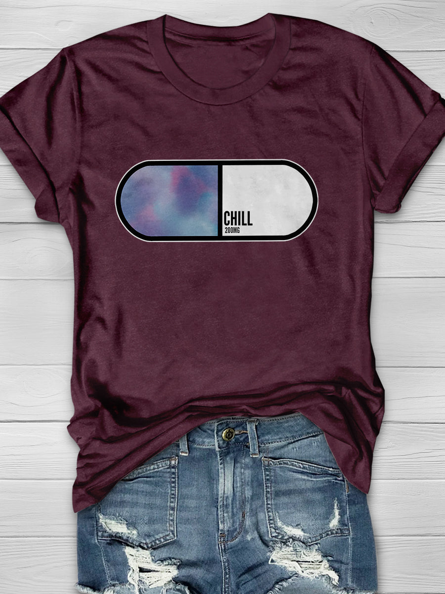 Chill Print Short Sleeve T-shirt