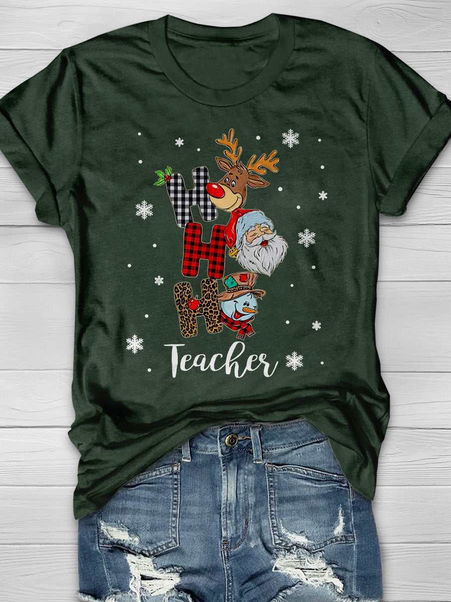 Teacher Print Graphic T-shirts