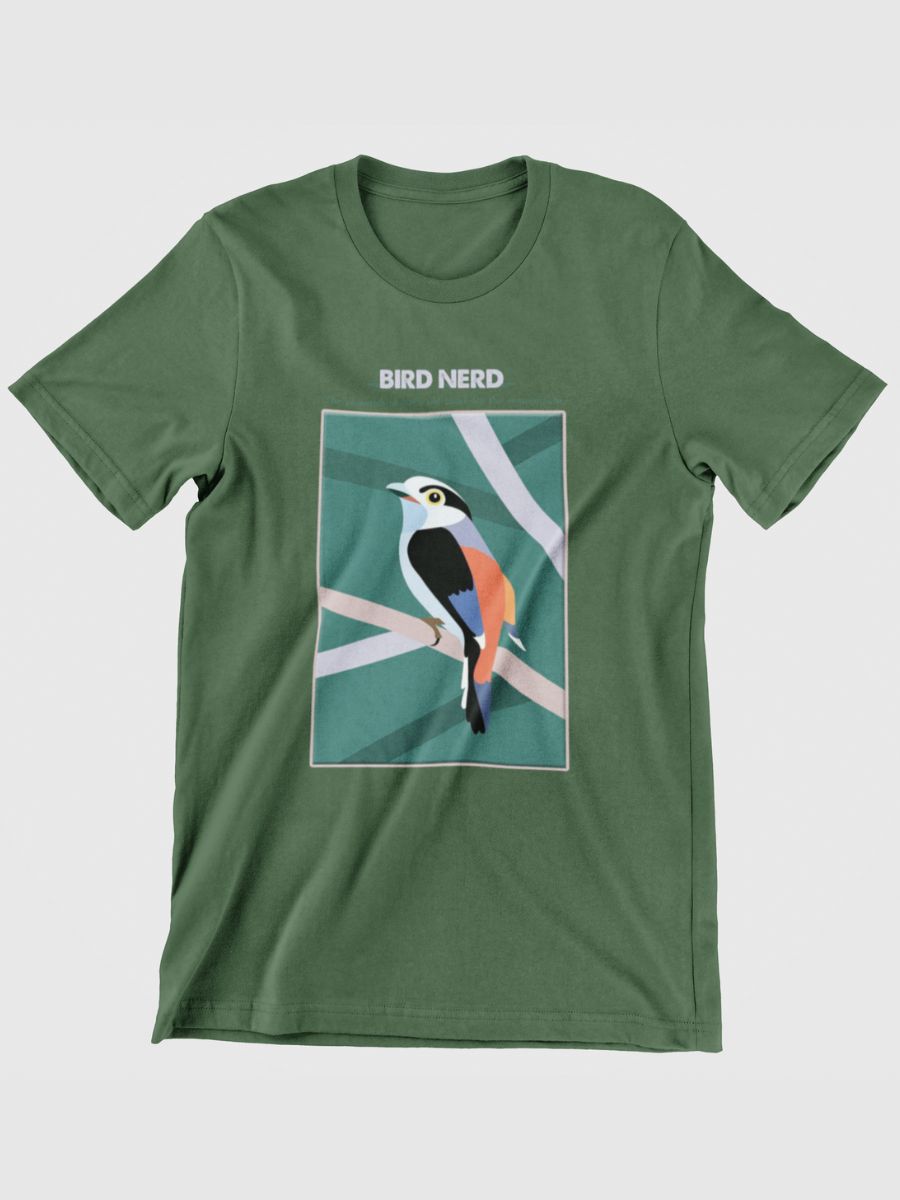 Bird on a Branch Birdwatcher Graphic T-shirt