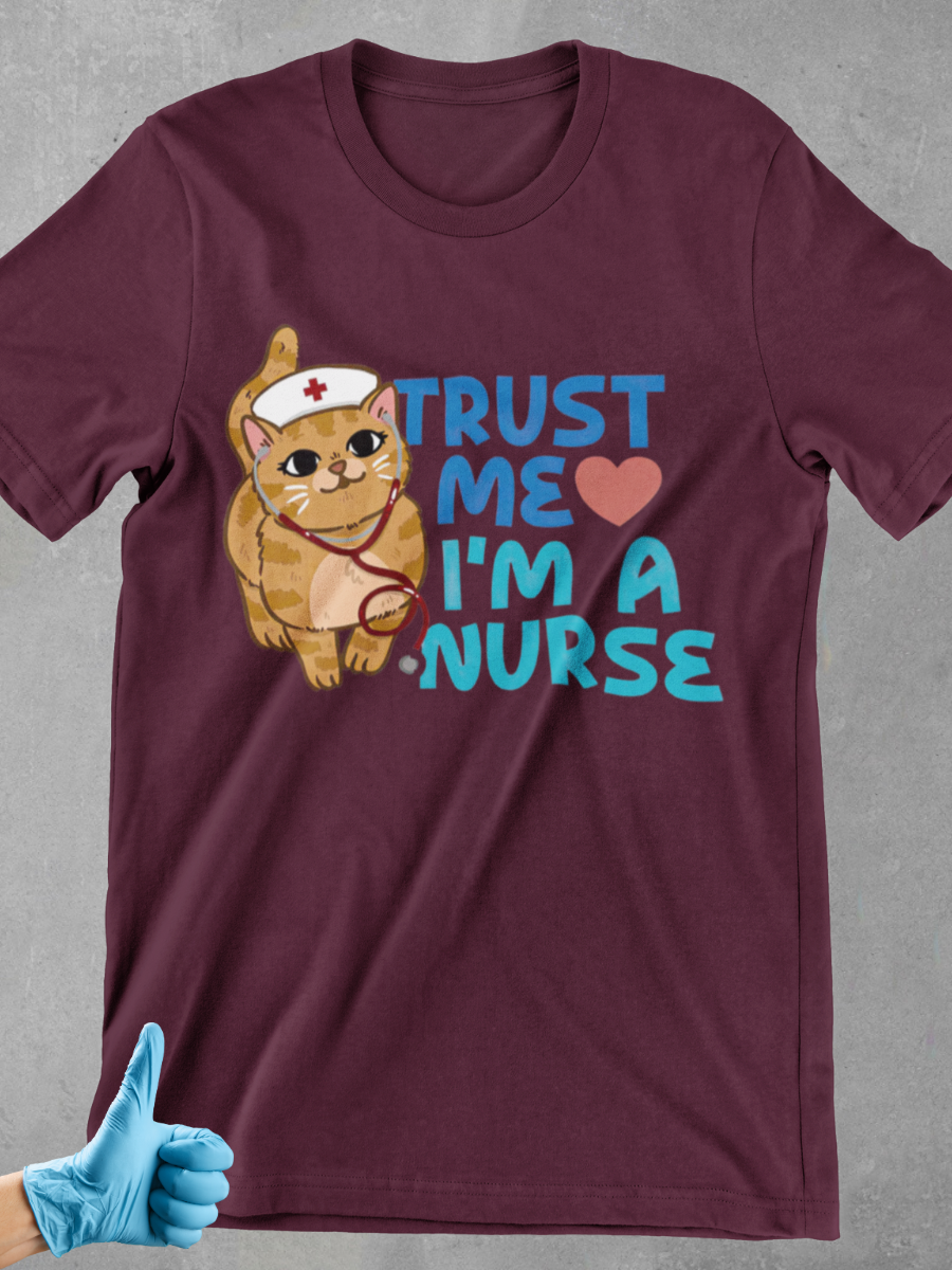 Trust Me I'm A Nurse Little Pussy Graphic T-shirt