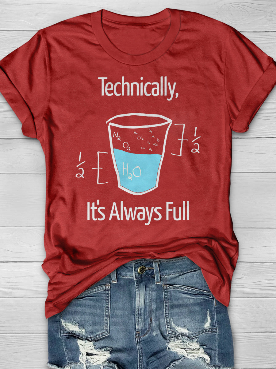 Science is Optimistic Print Graphic T-shirts