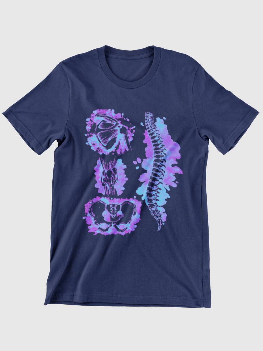Ribs Skeletons Graphic T-shirt