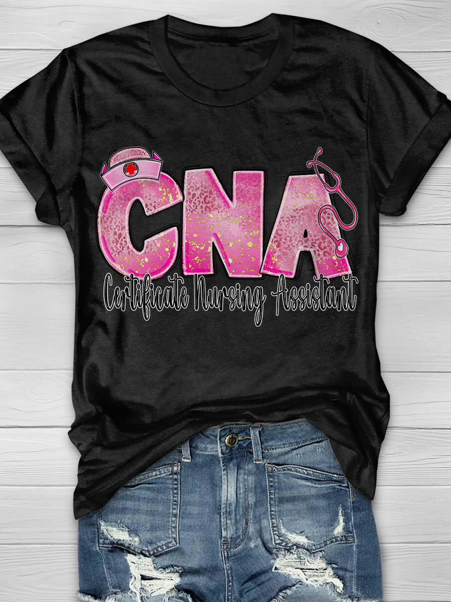 CNA Certified Nursing Assistant Career Graphic T-shirts