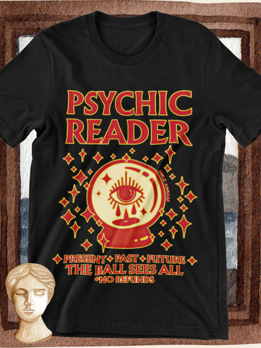Psychic-reader Magic Eye Graphic T-shirt