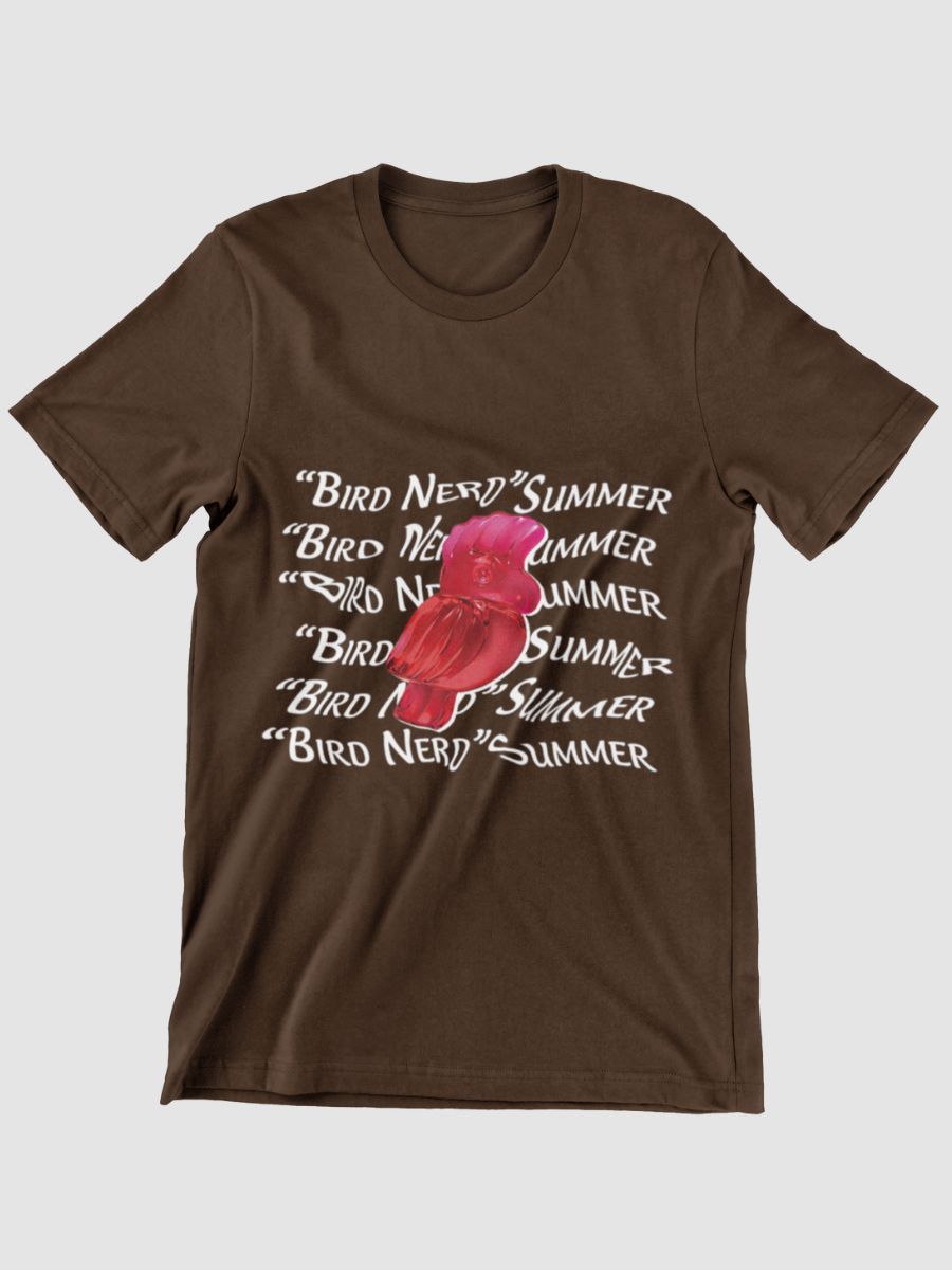 Bird Nerd Summer Graphic T-shirt