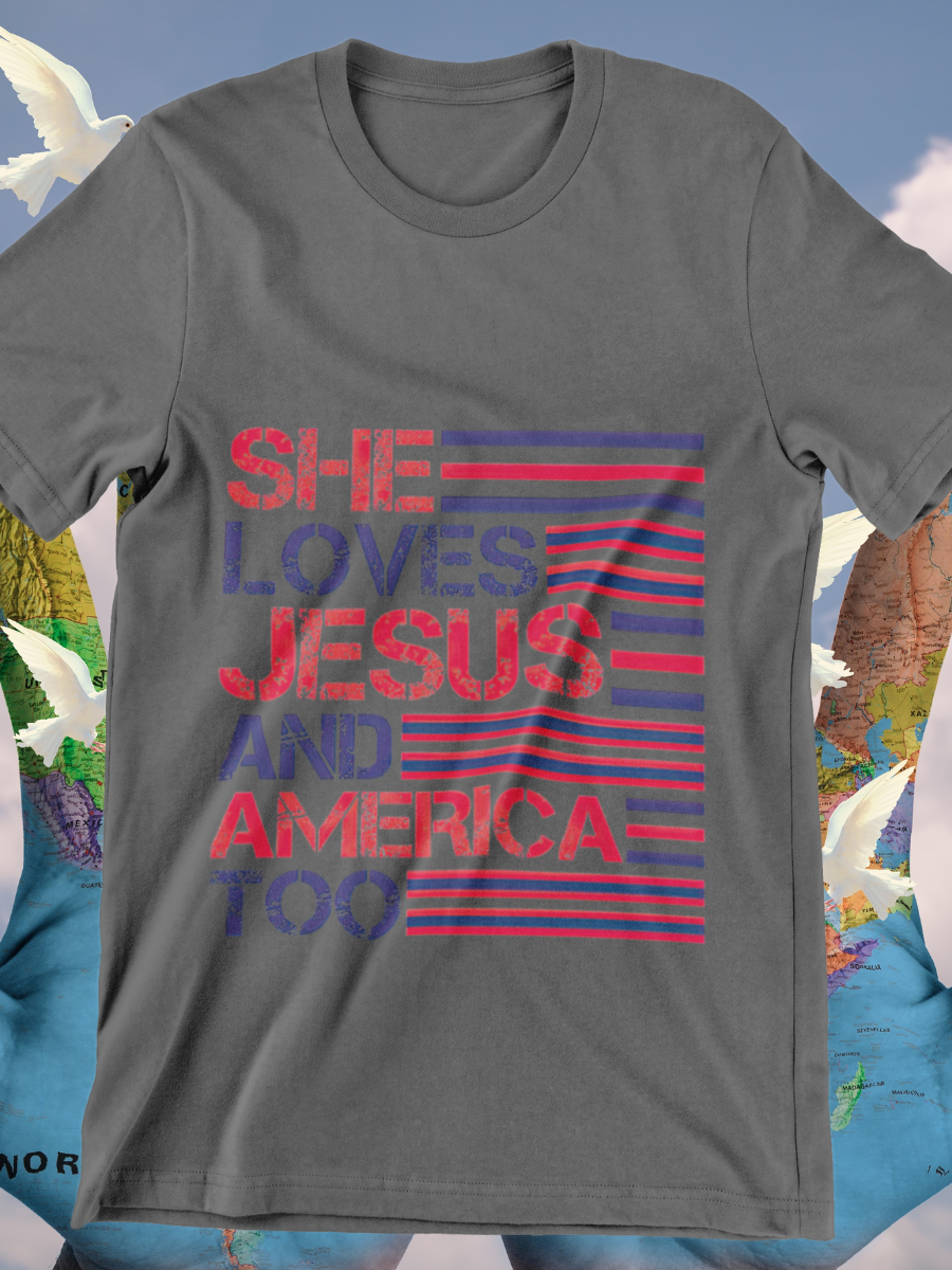 She Love Jesus Graphic T-shirts