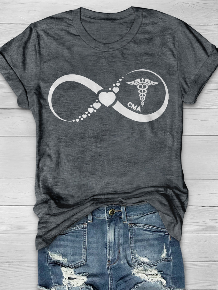 CMA Infinity Print Short Sleeve T-shirt