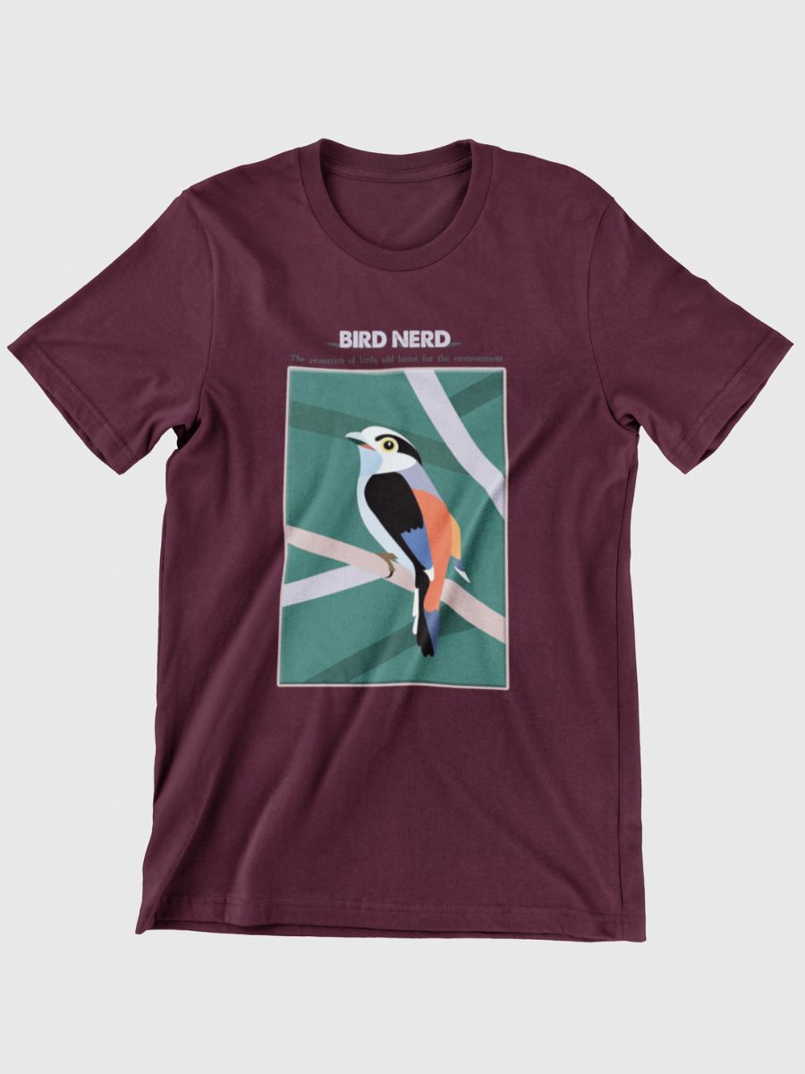 Bird on a Branch Birdwatcher Graphic T-shirt
