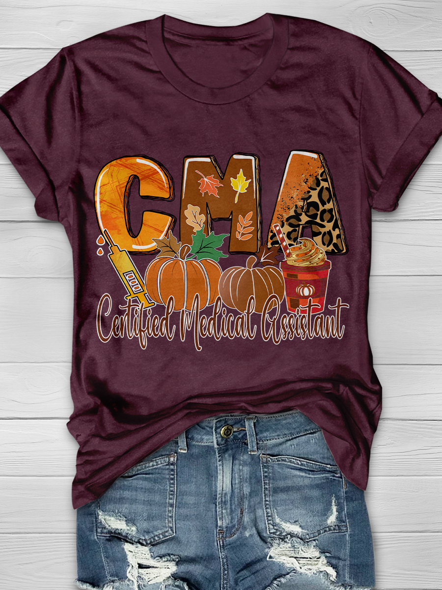 Fall Pumpkin CMA Graphic T-shirts