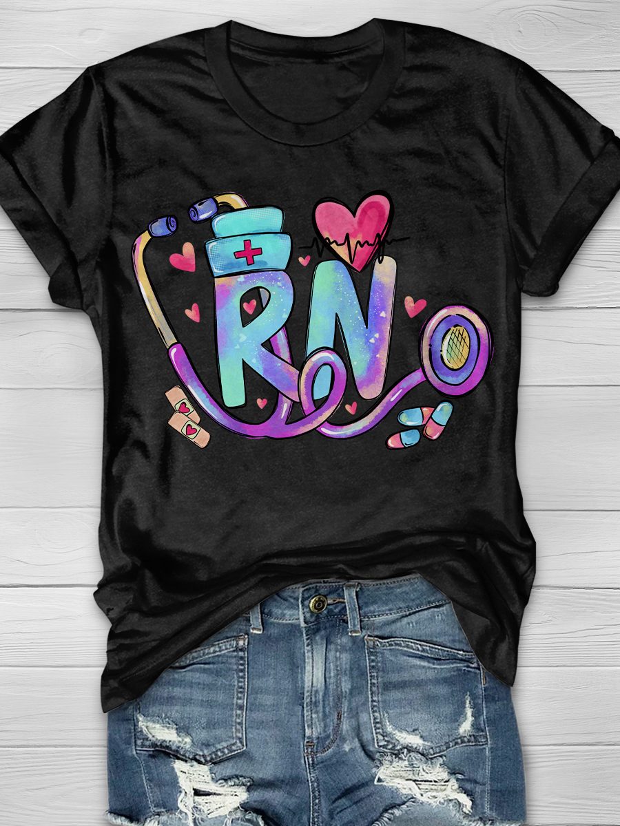 Registered Nurse Funny RN Graphic T-shirts