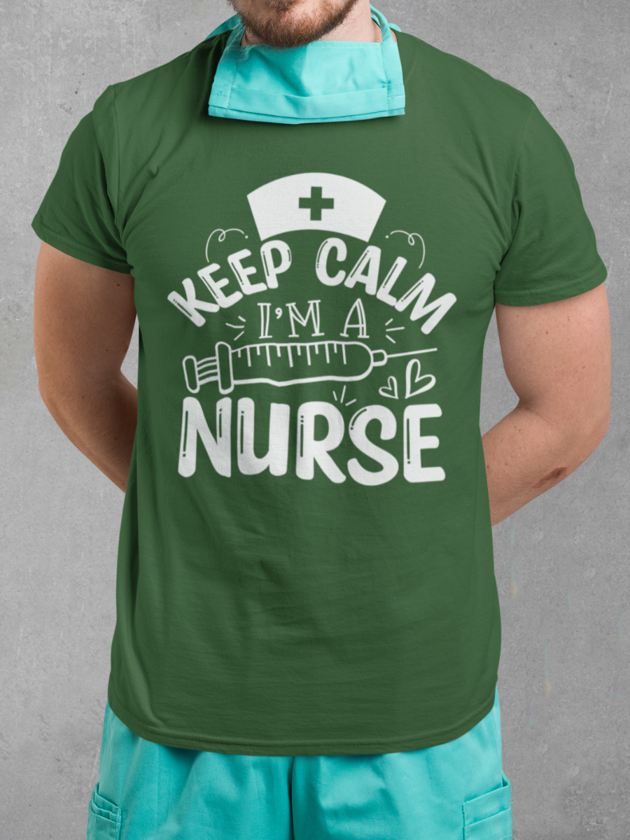 Keep Calm I'm a Nurse Graphic T-shirt