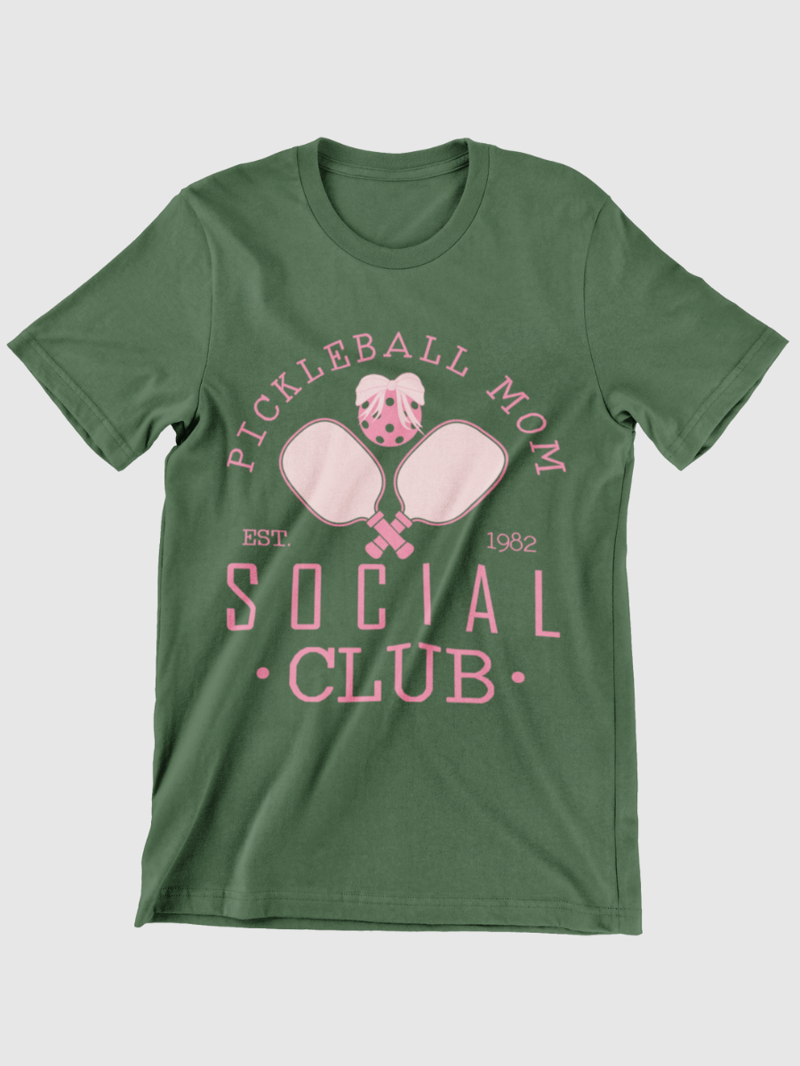 Pickleball Mom Social Club Graphic T-shirt
