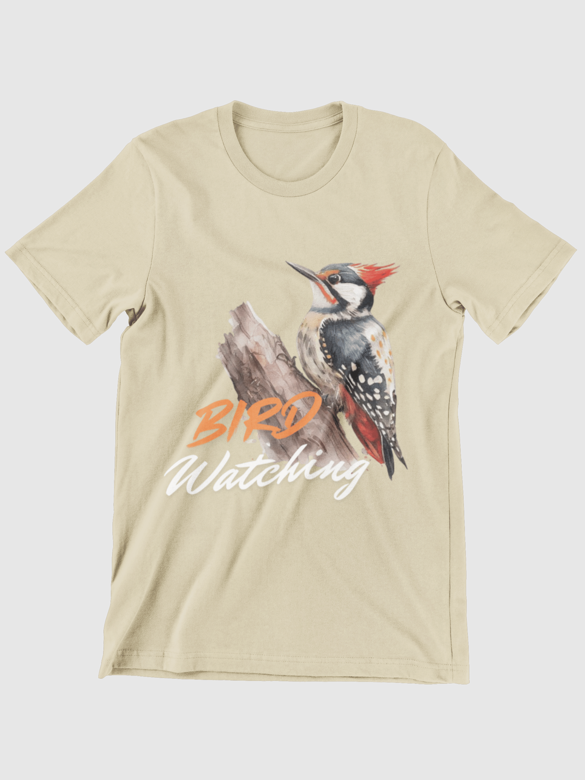 Birdwatching Woodpecker Graphic T-shirt