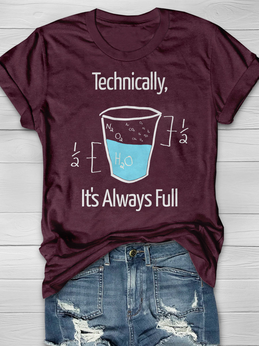 Science is Optimistic Print Graphic T-shirts