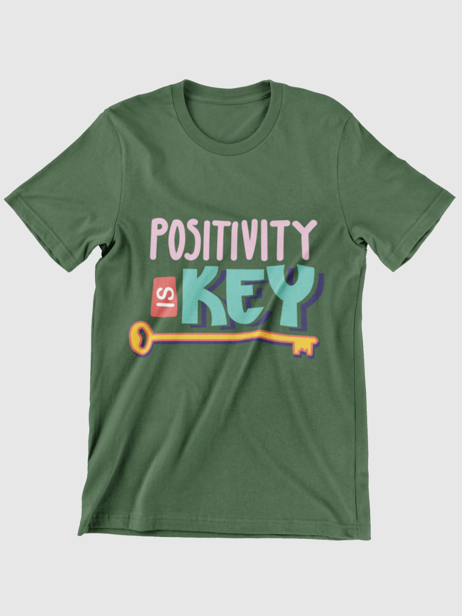 Positivity Is Key Graphic T-shirt