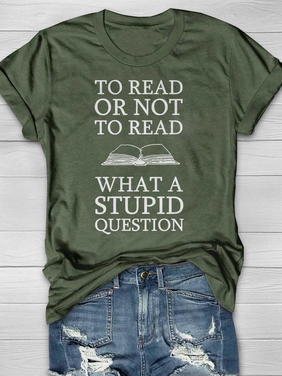 Book Lover Print Graphic T-shirts