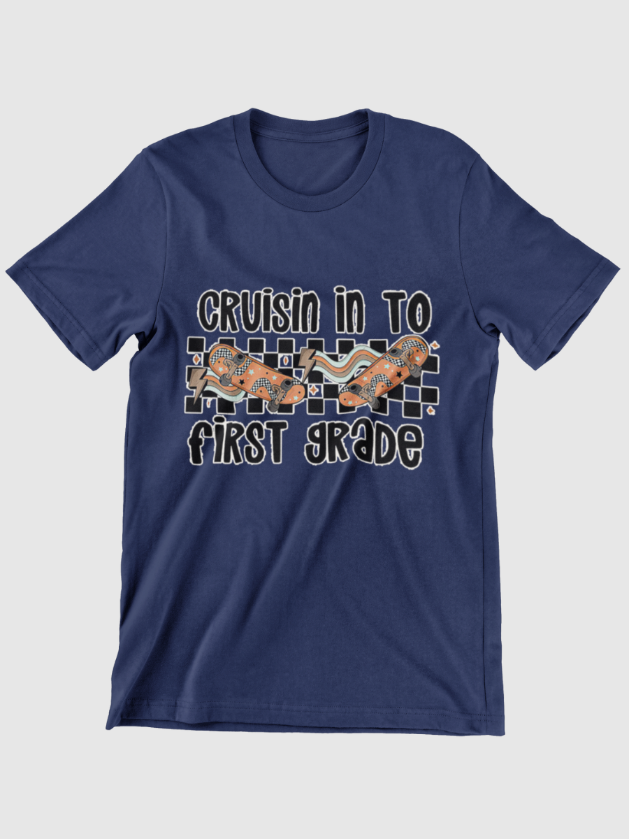 Cruisin In To First Grade Graphic T-shirt