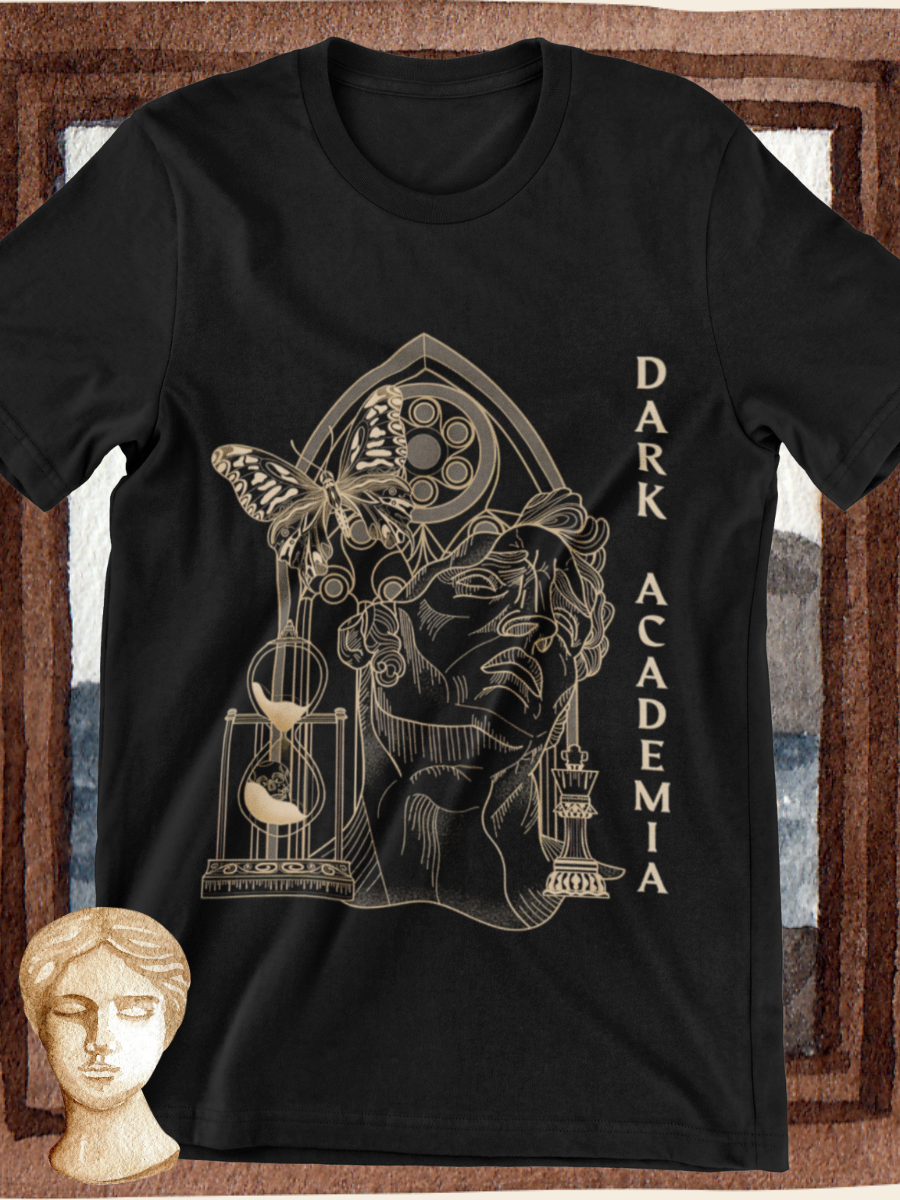Dark Academia Graphic T-shirt