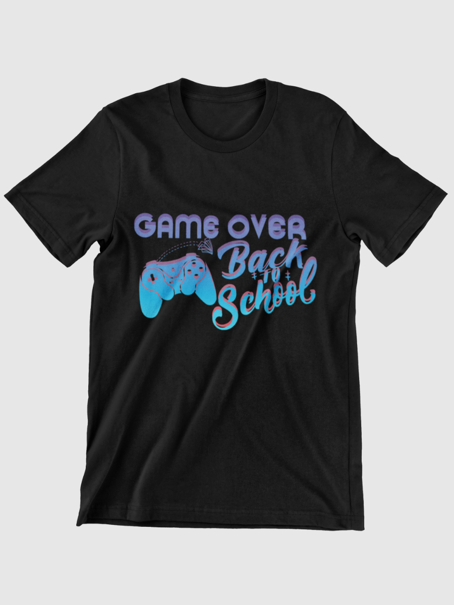 Game Over Back To School Graphic T-shirt