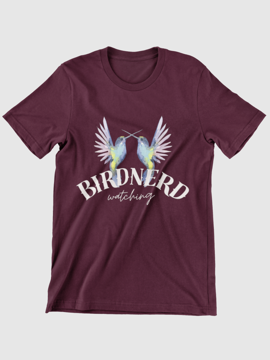 Bird Nerd Bird Watching Graphic T-shirt