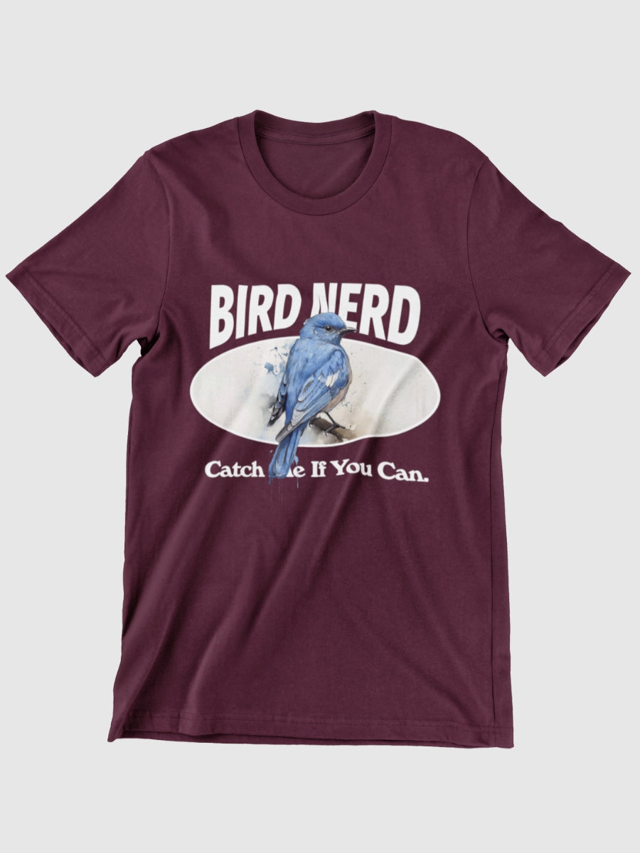 Bird Nerd Catch Me If You Can Graphic T-shirt