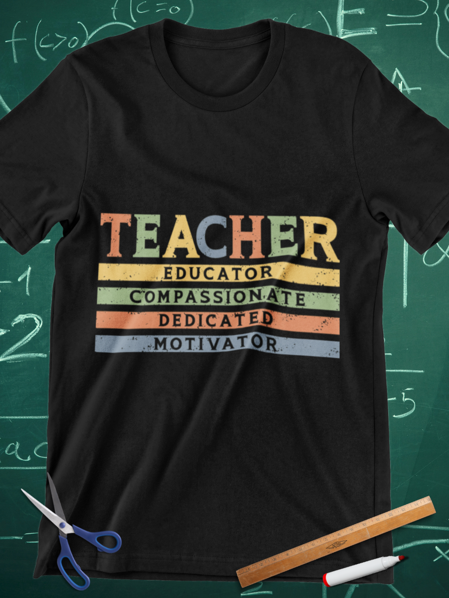 Teacher Educator Compassionate Graphic T-shirt
