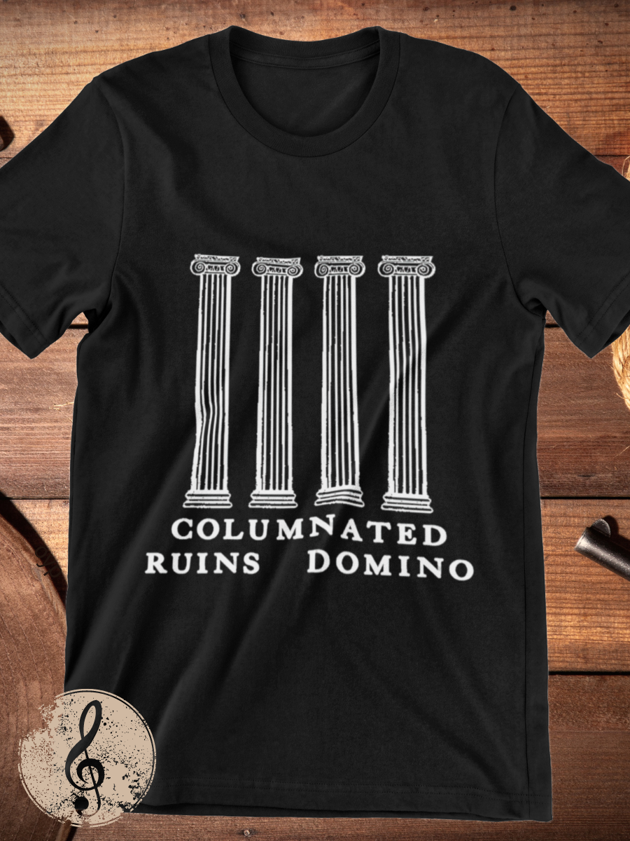 Columnated Ruins Domino Graphic T-shirt