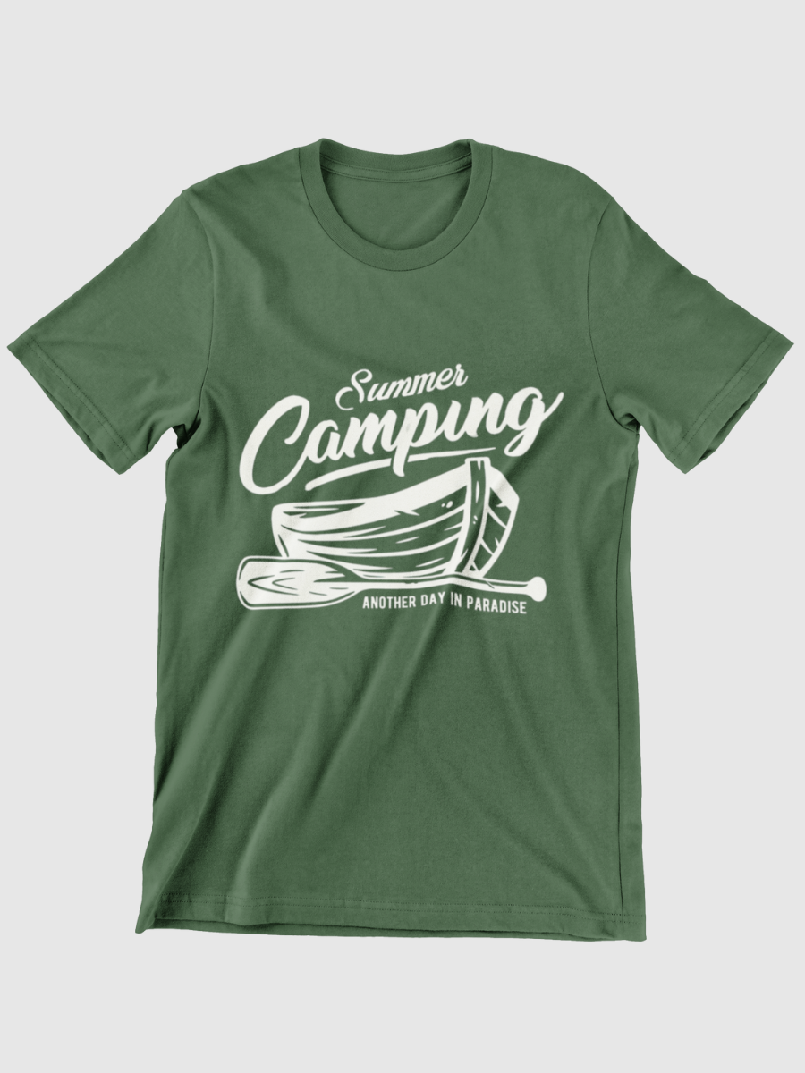 Summer Camping Graphic T-shirt