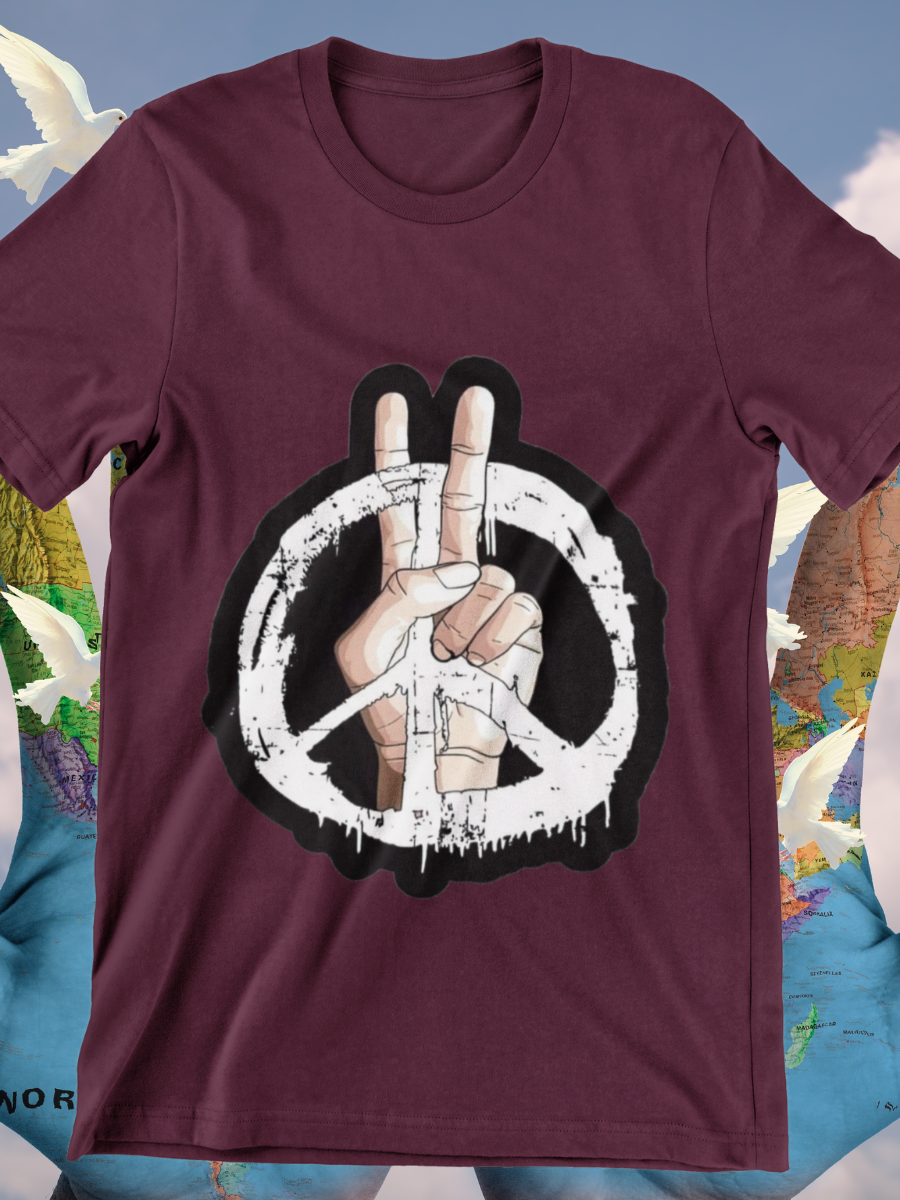 Peace Gesture Sign Graphic T-shirts