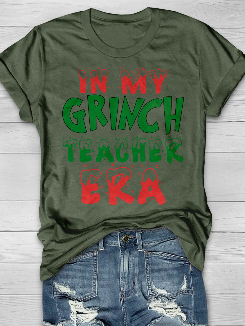 IN MY GRINCH TEACHER ERA Graphic T-shirt