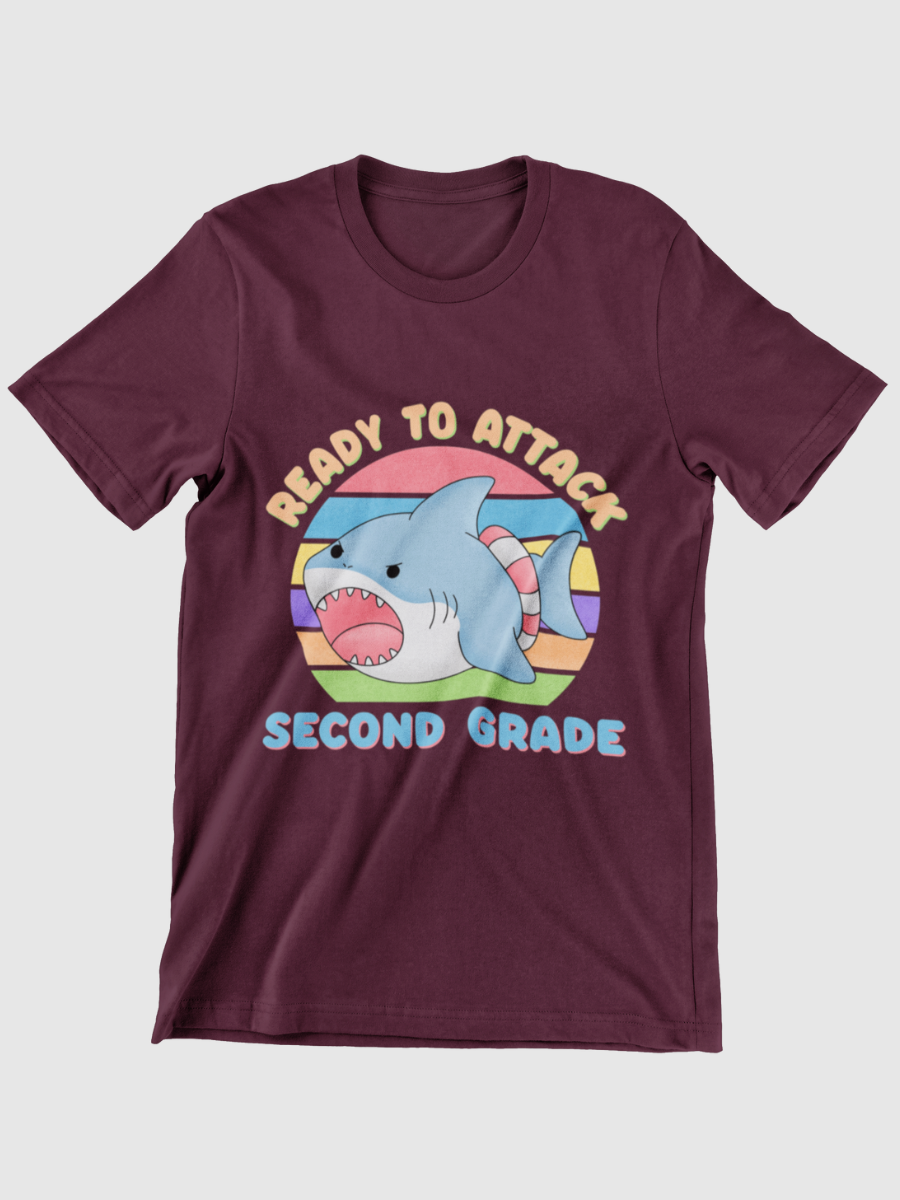 Ready To Attack 2nd Grade Graphic T-shirt