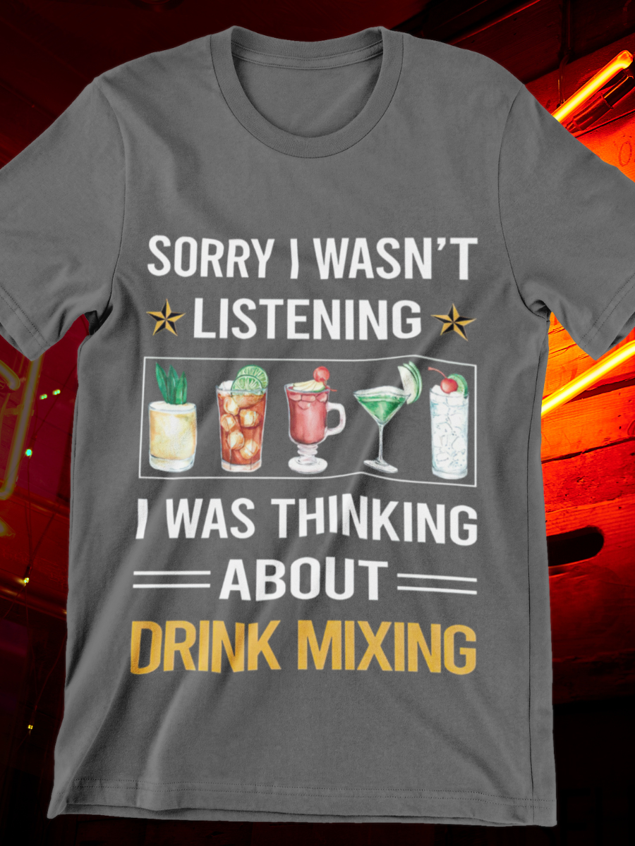 Drink Mixing Bartender Graphic T-shirt