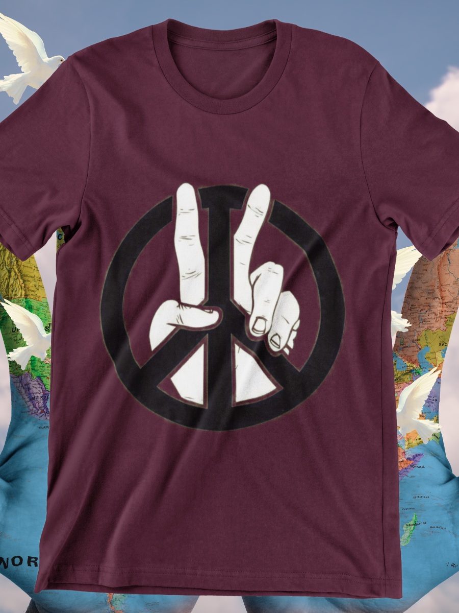 Peace Sign Graphic T-shirts