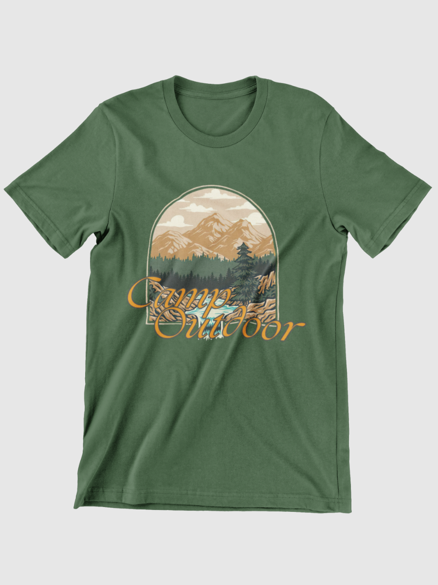 Outdoor Camp Graphic T-shirt