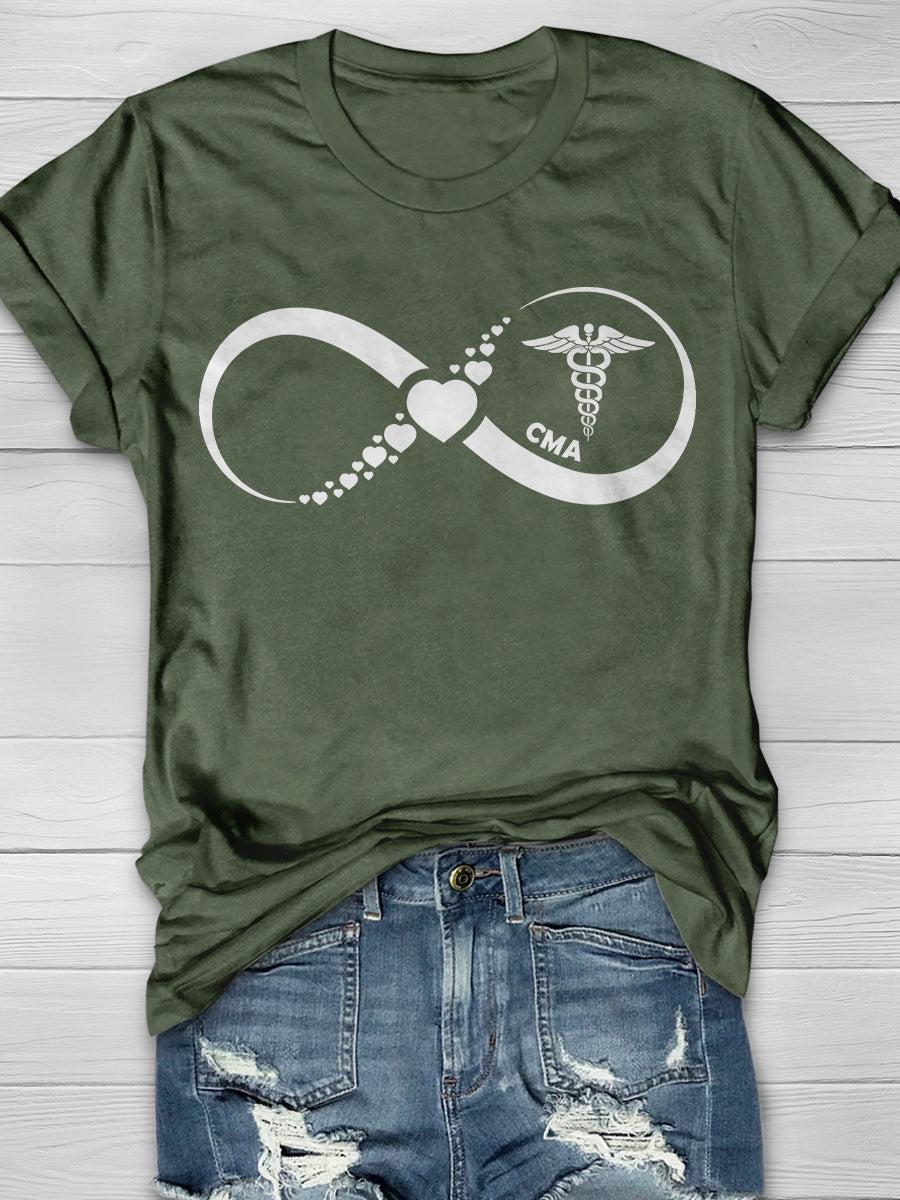 CMA Infinity Print Short Sleeve T-shirt