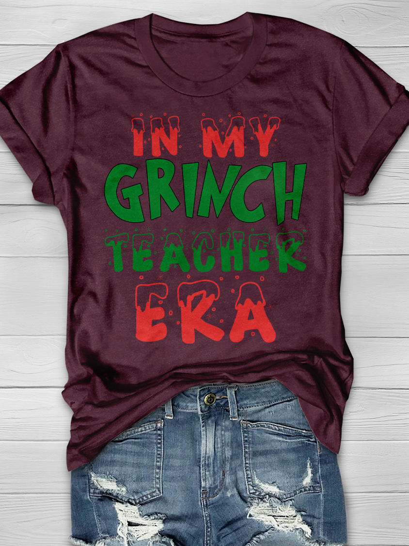 IN MY GRINCH TEACHER ERA Graphic T-shirt