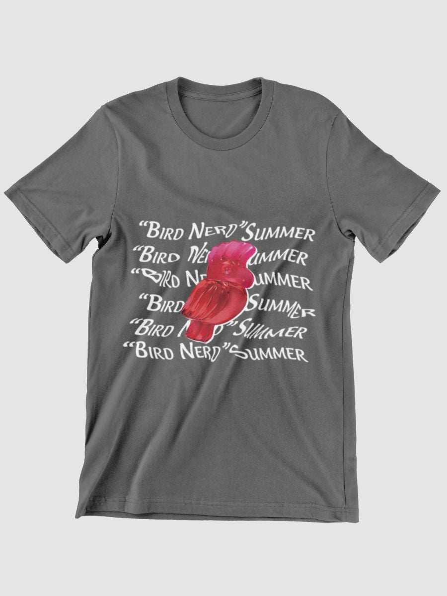 Bird Nerd Summer Graphic T-shirt