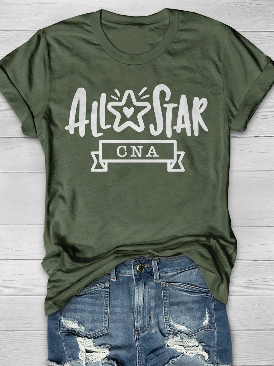 CNA All Star Print Short Sleeve T-shirt