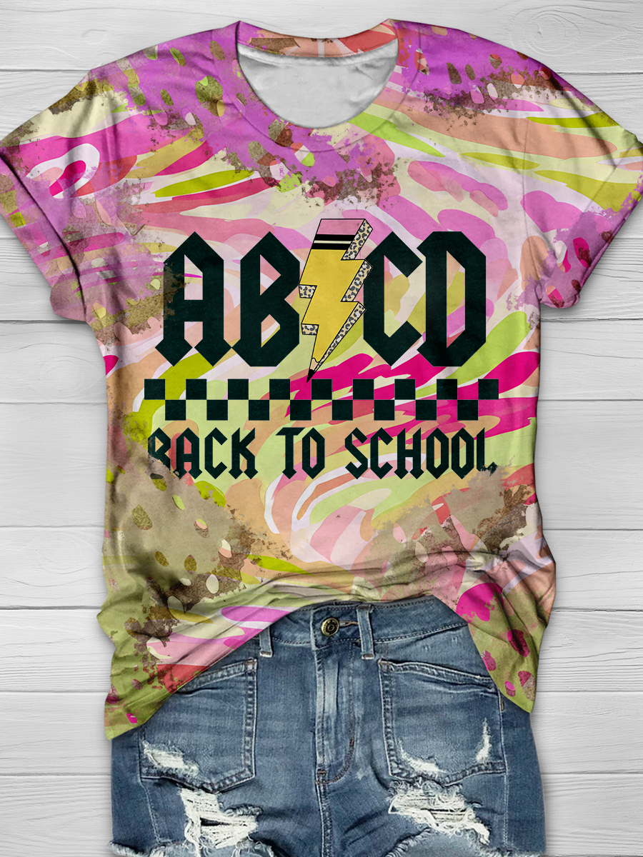 BACK TO SCHOOL Full Print T-shirt