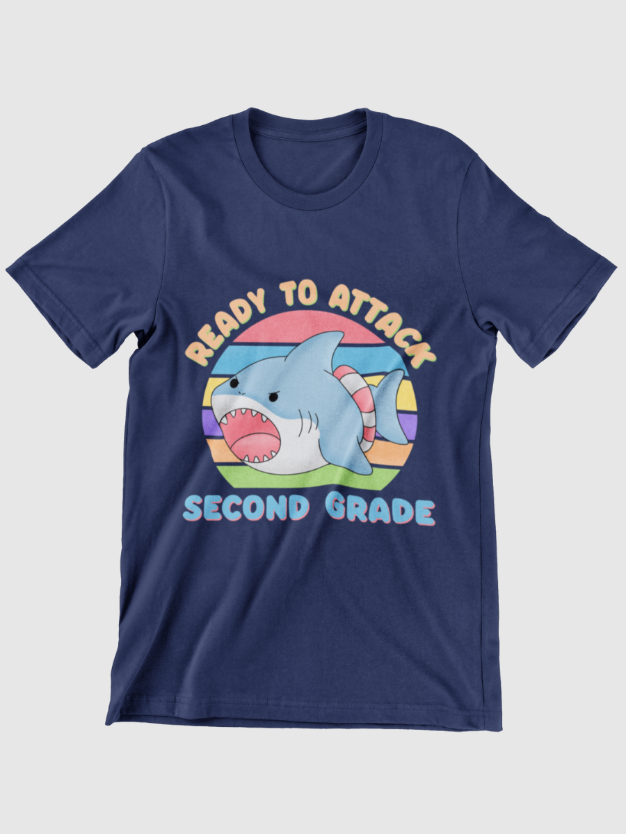 Ready To Attack 2nd Grade Graphic T-shirt