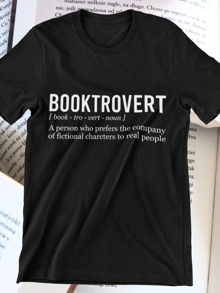 Booktrovert Meaning Graphic T-shirts