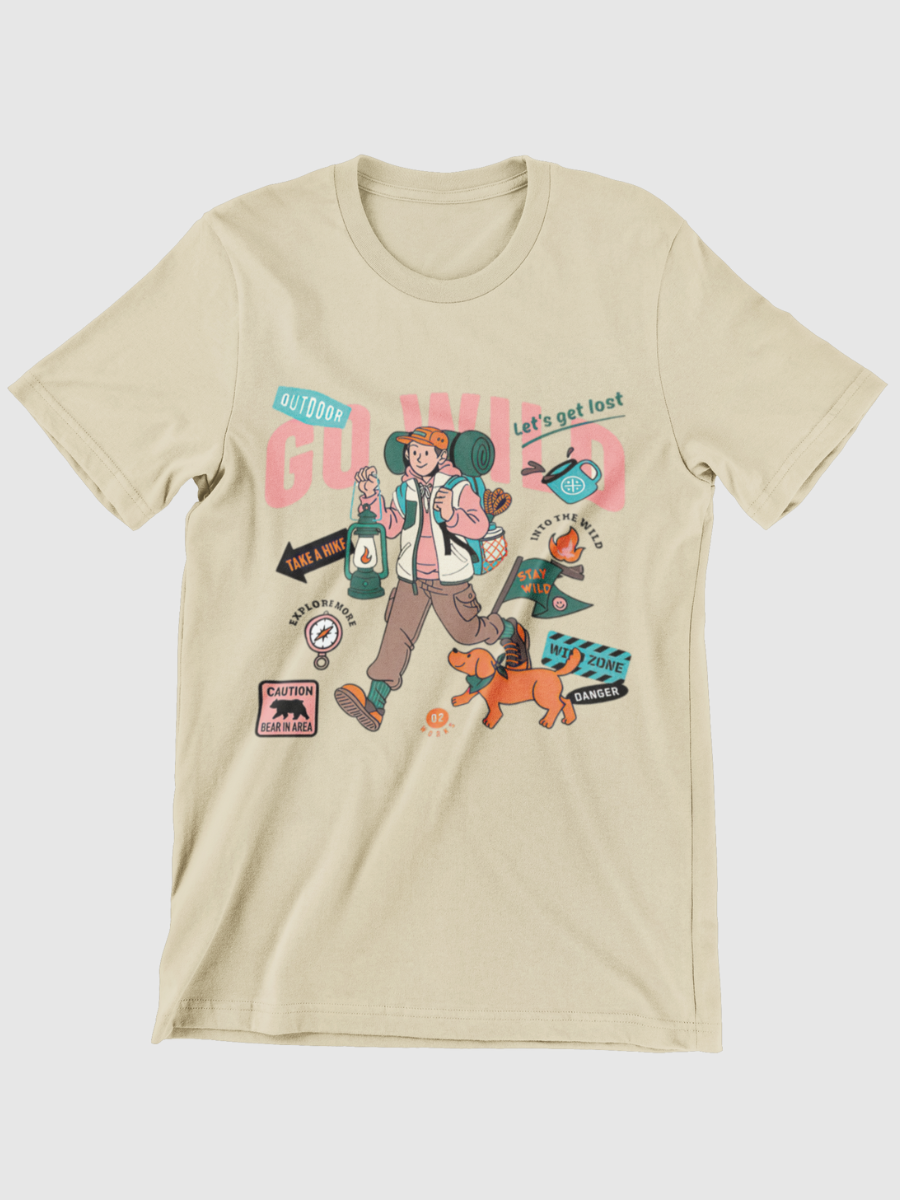 GO WILD Graphic T-shirt