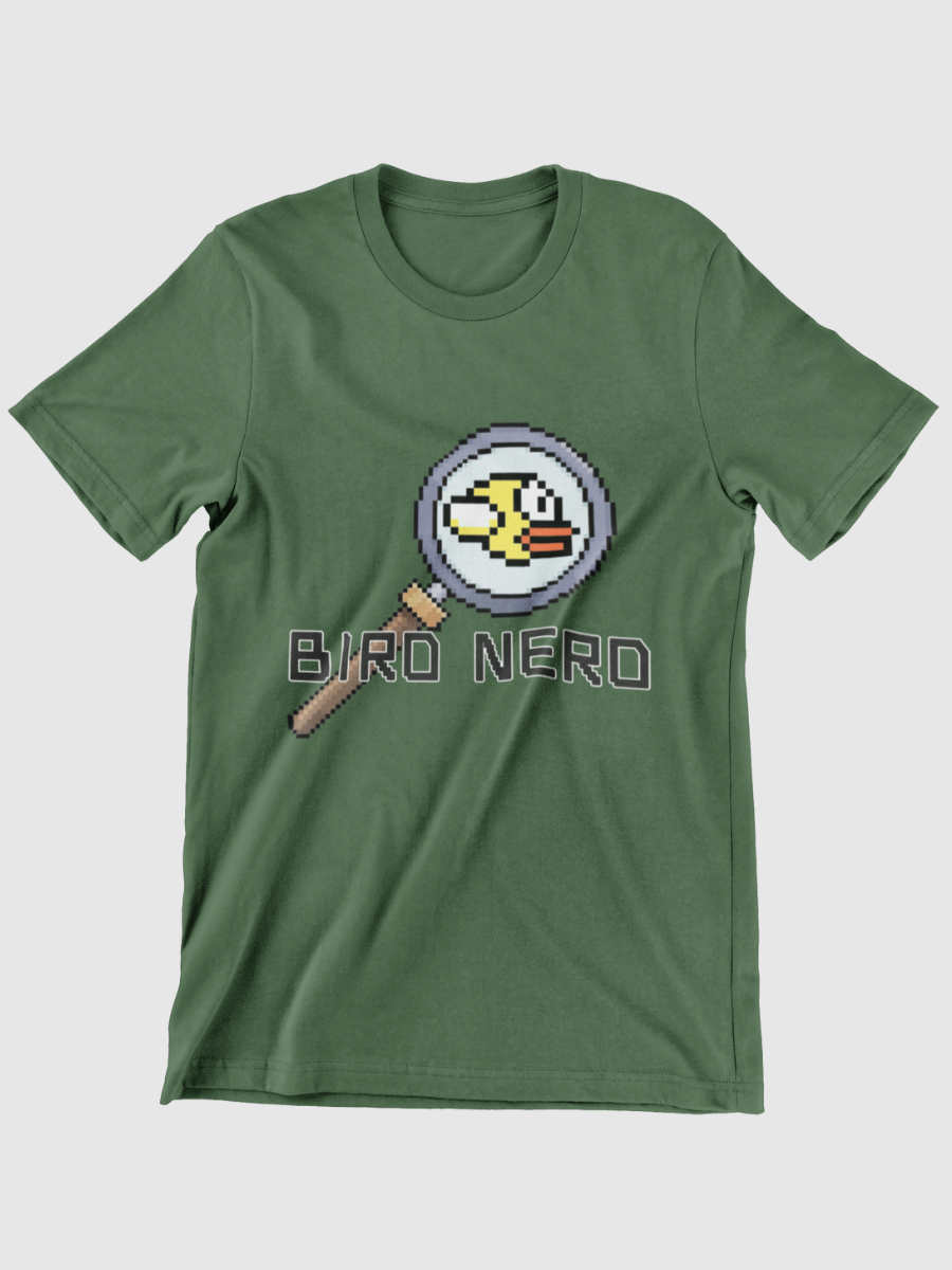 Bird Nerd Bird Watching Graphic T-shirt