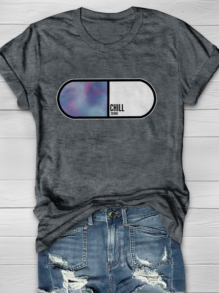 Chill Print Short Sleeve T-shirt