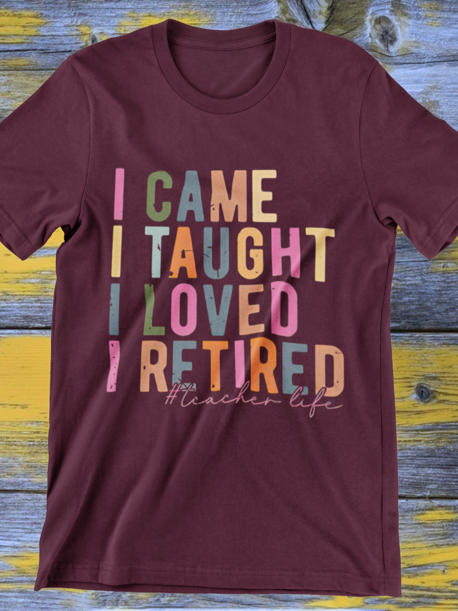 Teacher Life Graphic T-shirt