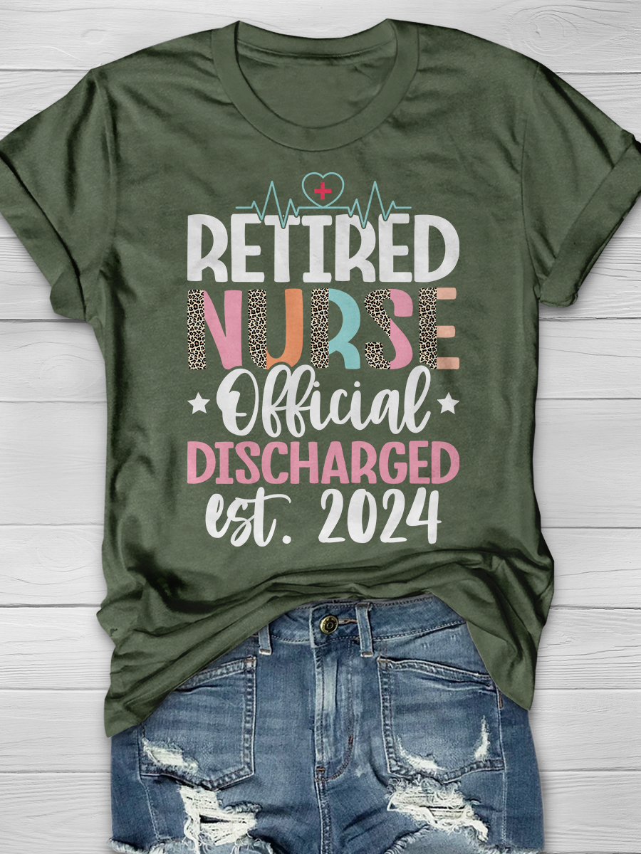Retired Nurse Official Graphic T-shirts
