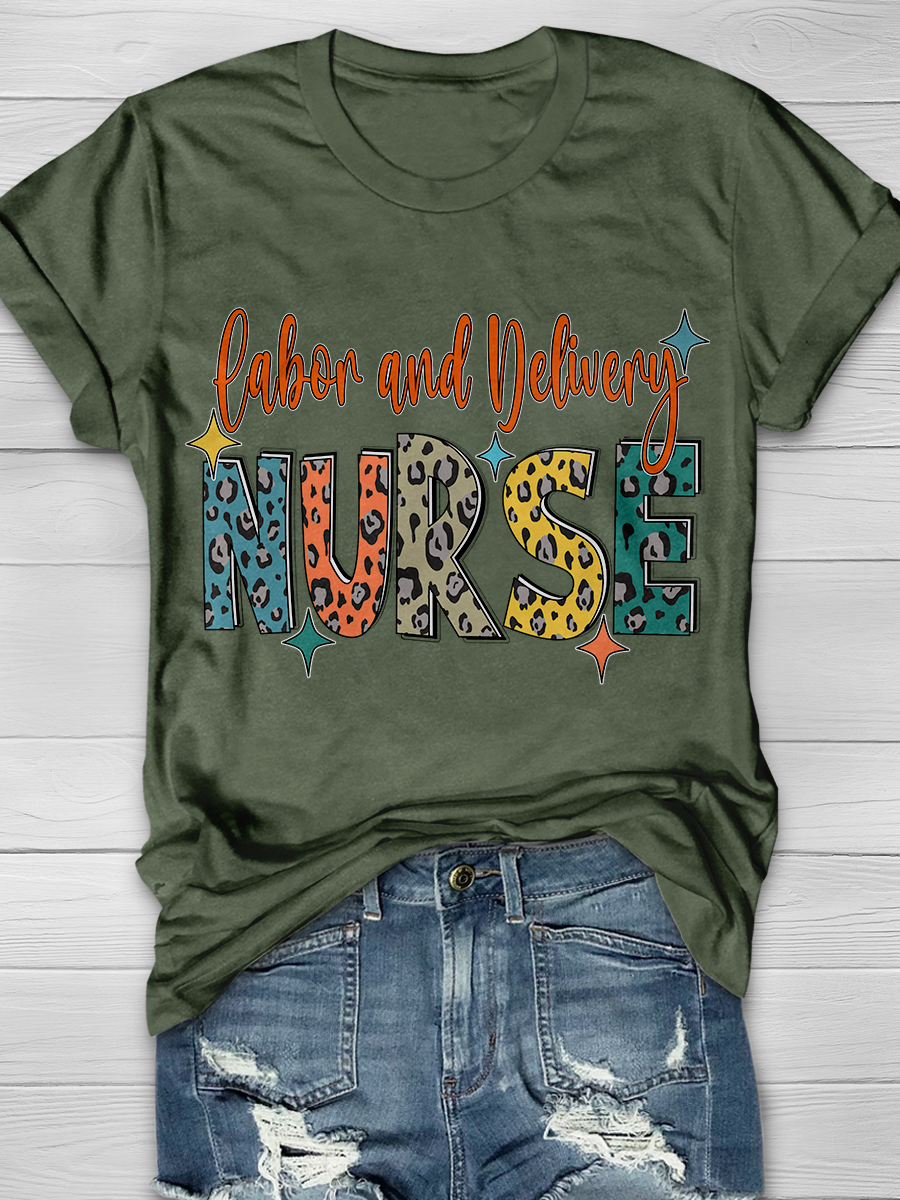 Labor and Delivery Nurse Graphic T-shirts