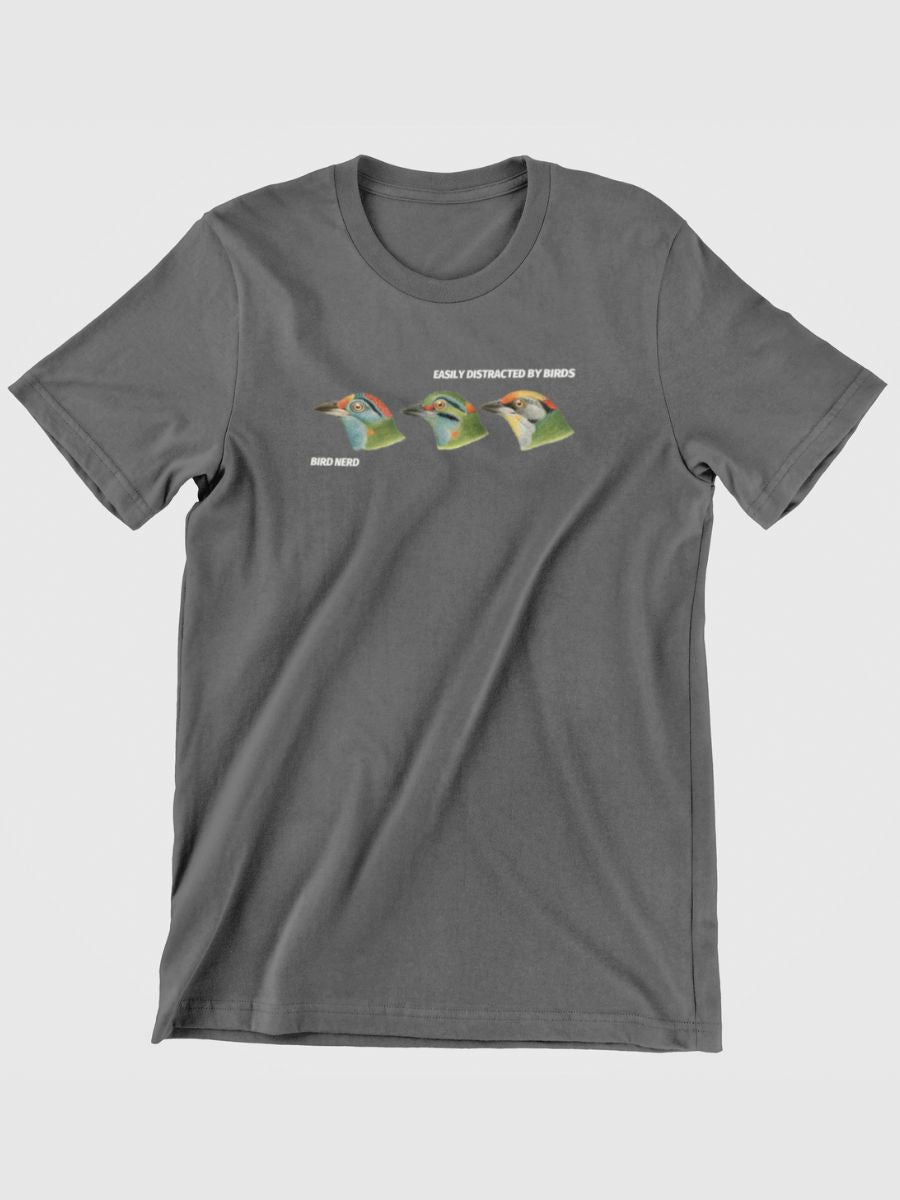 Moustached Barbet Birdwatching Graphic T-shirt