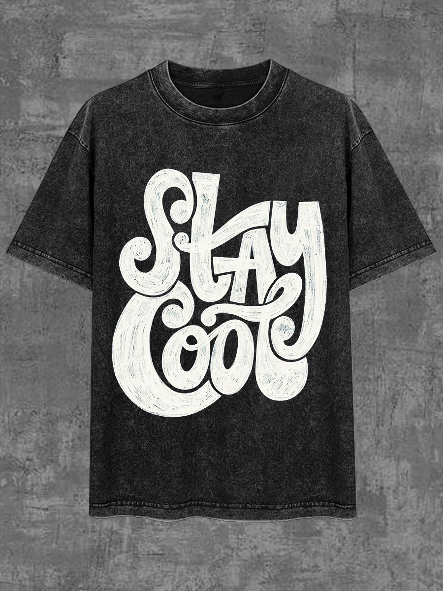 STAY COOL Vintage Washed T-shirt